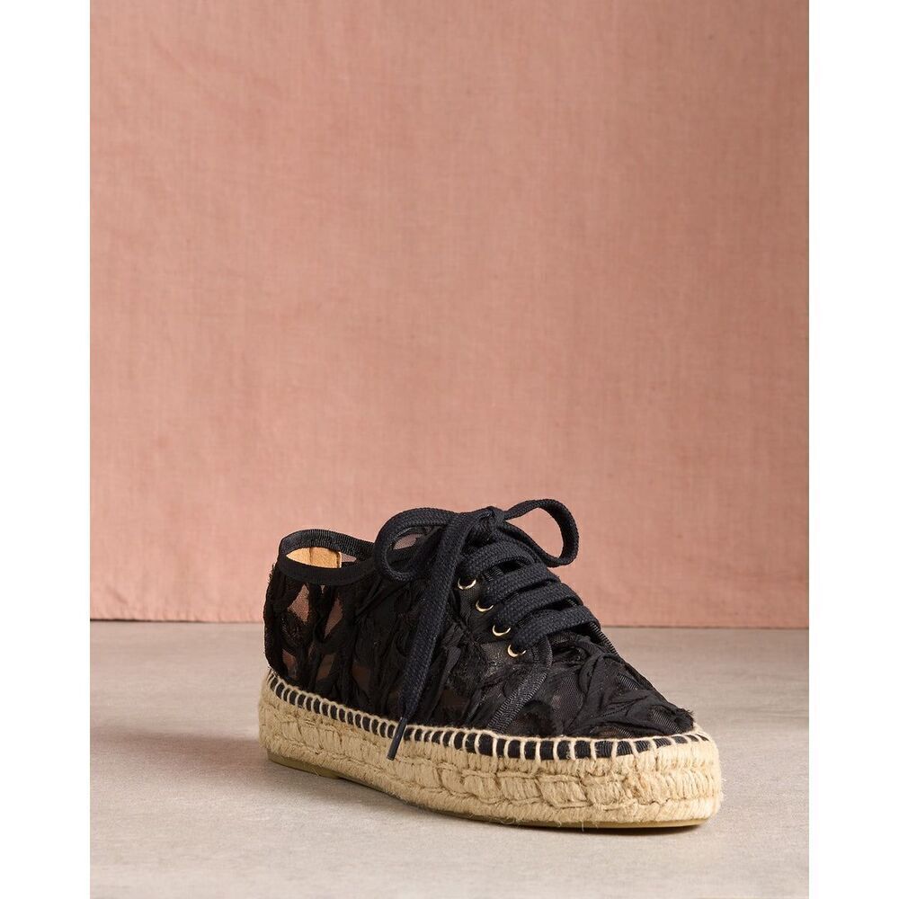 Sundance Lace‎ Petals Sneaker Black Chunky size EU 40 US 9